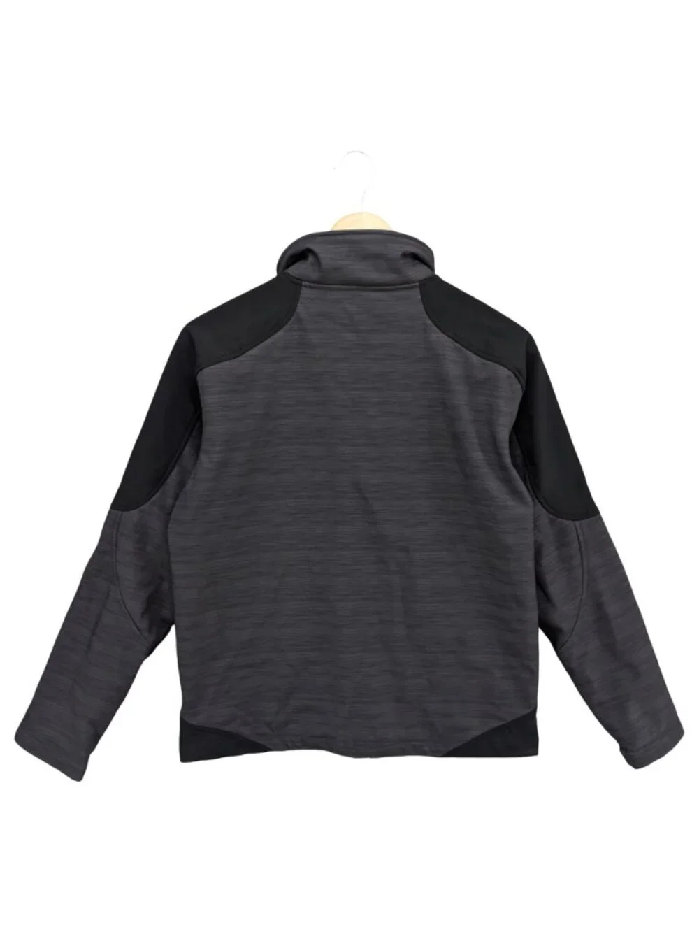 Snozu Extreme Gear Jacket Boys Black Grey Full Zip Fleece Lined Size L 14/16